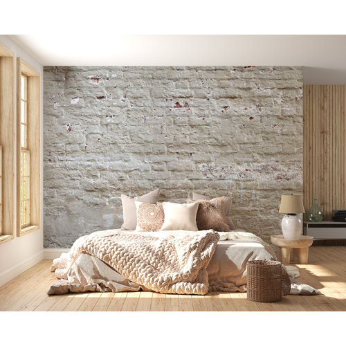 17 Stories Peel & Stick Brick Wall Mural Wayfair
